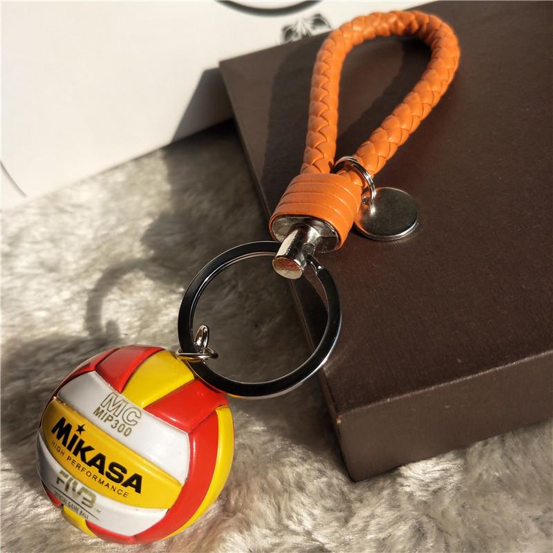 volleyball pvc keychains