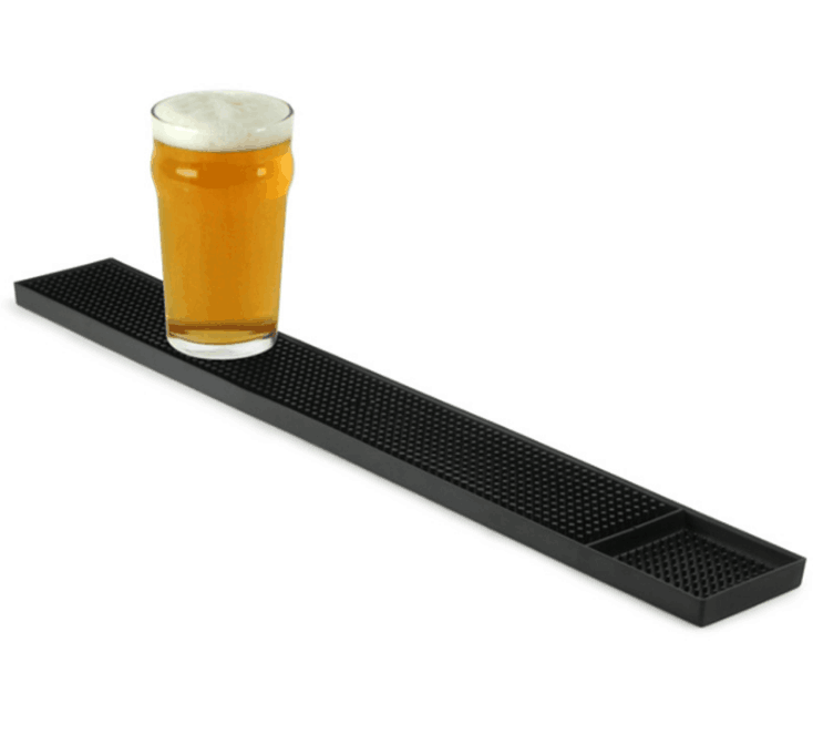 Branded Logo Pvc Bar Runner Mat Bar Spill Mat