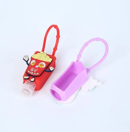 cartoon silicone hand sanitizer bottle holders