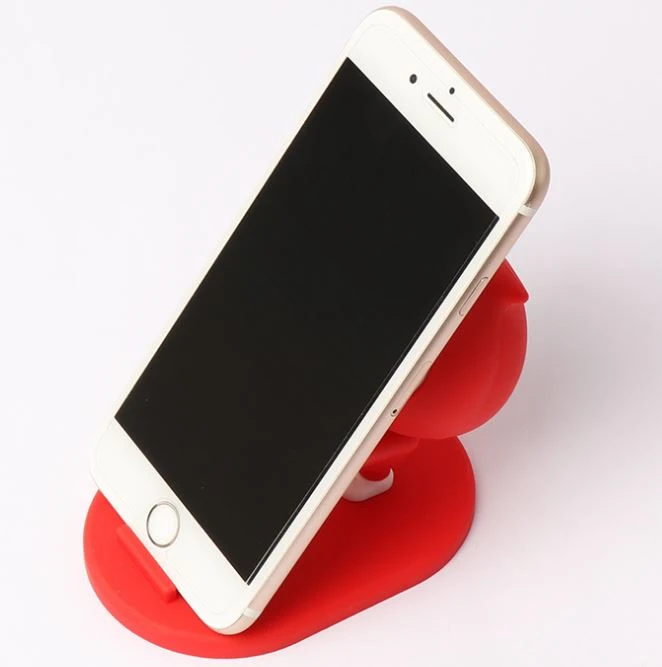 PVC Soft Silicone 3D Phone Holder
