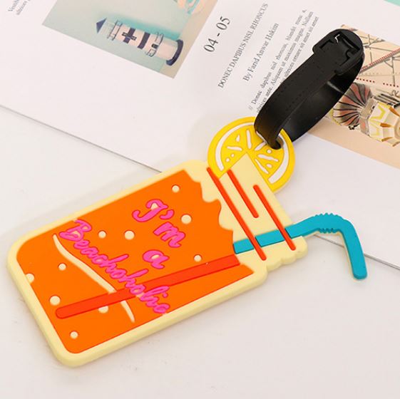 Rubber Luggage Tag with Name Logo Rubber Luggage Tag with Name Logo