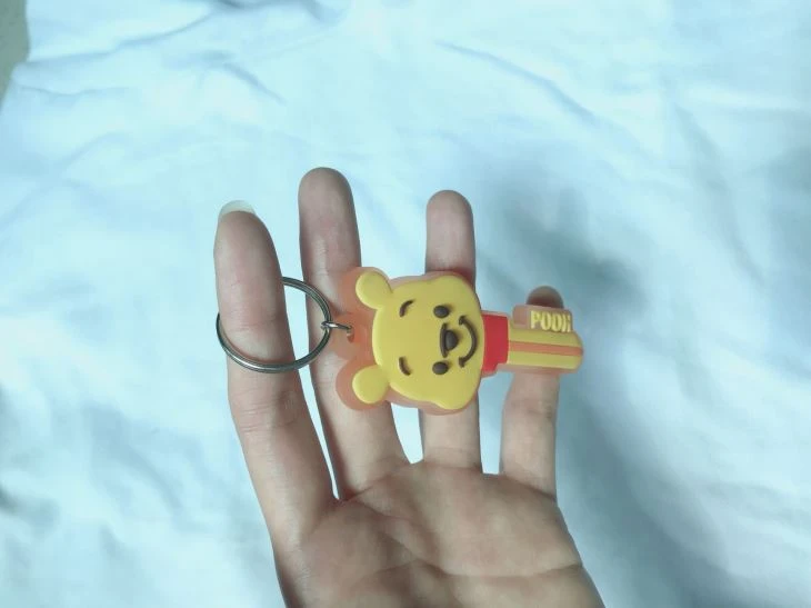 3D Soft PVC Keychain Key Ring Key Tags