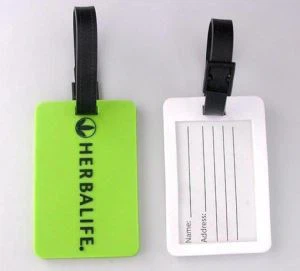 ماء 3D بولي كلوريد الفينيل المطاط الأمتعة العلامة طائرة الأمتعة العلامة