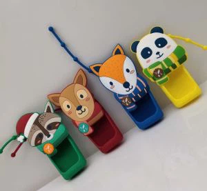 الخروج السلع 30ml العطور اليد المطهر سيليكون حامل زجاجة