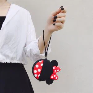 Kawaii Fashion Mini Coin Purse سيليكون المحفظة
