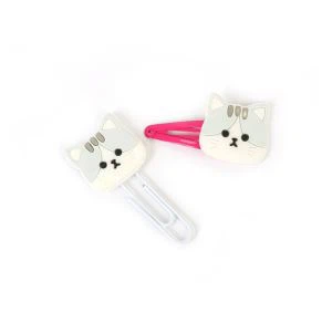 لينة بولي كلوريد الفينيل 3D الشعر دبوس الشعر القبضات مقاطع