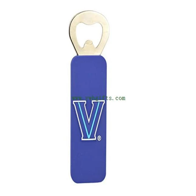 3d 2d Silicone Bottle Opener Pvc Fridge Magnet Bottle Opener