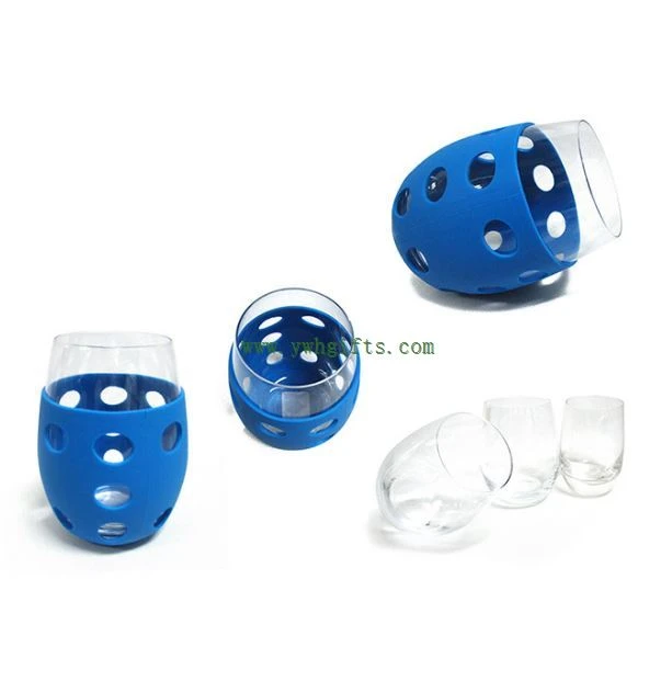 Silicone Sleeve Portable Water Bottle Bamboo Lid And Straws